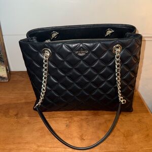 Kate Spade Black Quilted Shoulder Bag